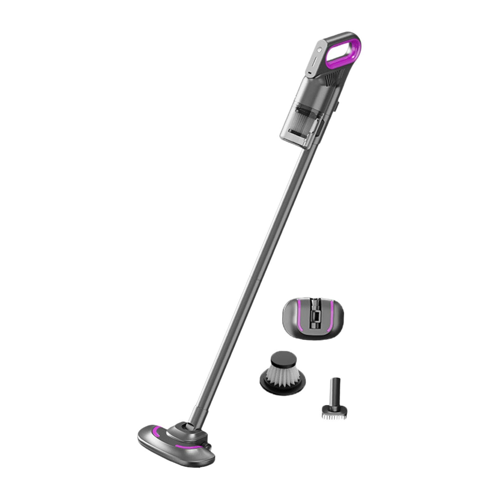 Aspiradora de Mano con Accesorios, Tipo Escoba, Apta para Suelos de Coche Y Hogar.