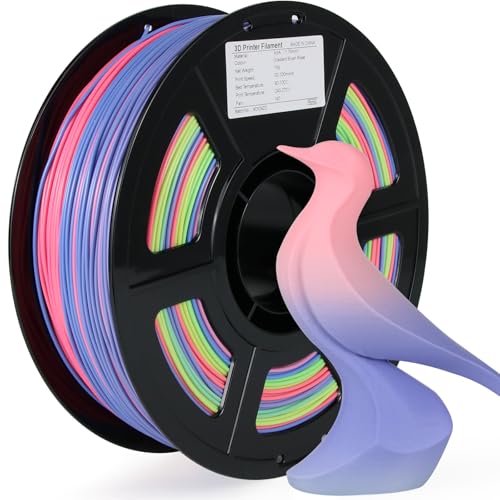 Image of Colored ASA Filament 1.75 + /- 0.02mm - UV /Rain /Heat Resistant Durable 3D Printer Filament, No Warping, Non Odor & Fumes - Perfect for Outdoor Functional Mechanical Parts, 1kg (2.2lbs) Spools