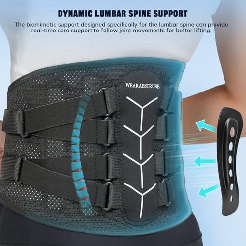 Back Brace for Lower Back Pain Relief, Zoned Adjustable Design for Custom Fit, Built-in Bionic Brace, Lumbar Support Belt for Men & Women with Lumbar Pad, for Herniated Disc,Sciatica - Image 5
