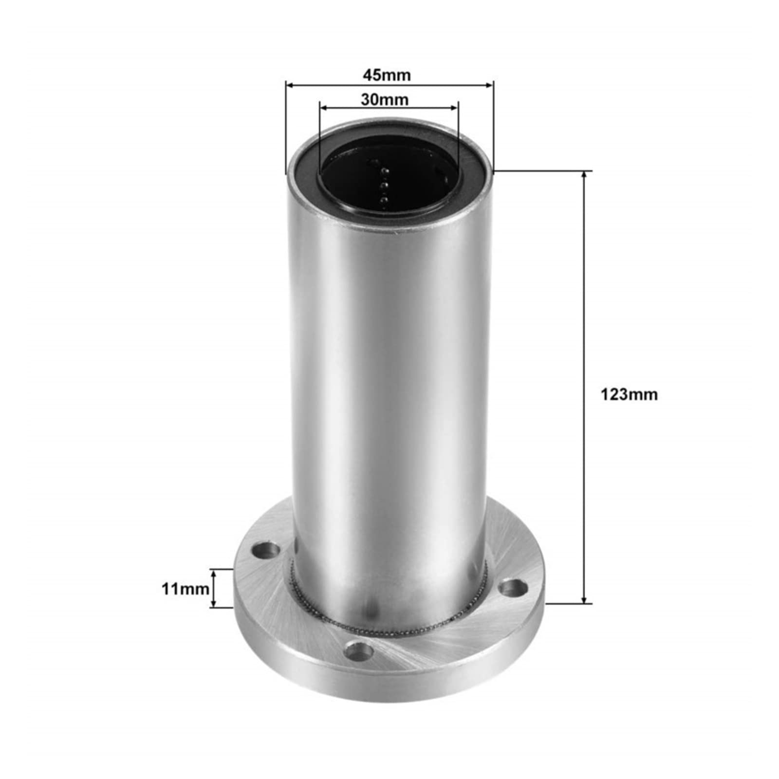 4 Teile/Paket Lmf8uu Lmf10uu Lmf6uu Lm12uu Lm8luu Lmf12luu Lm16uu 8mm Flansch Linearkugellager for 8mm Linearwelle CNC 3D Drucker Perfection (Size : LMF20LUU)