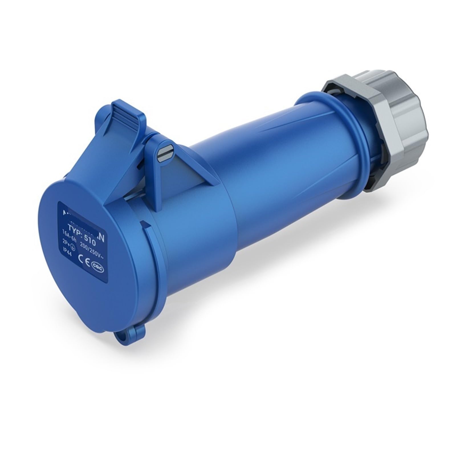 Conector de aviación TYP-1366 trifásico industrial de alta tensión 32A 3P IP44 para talleres