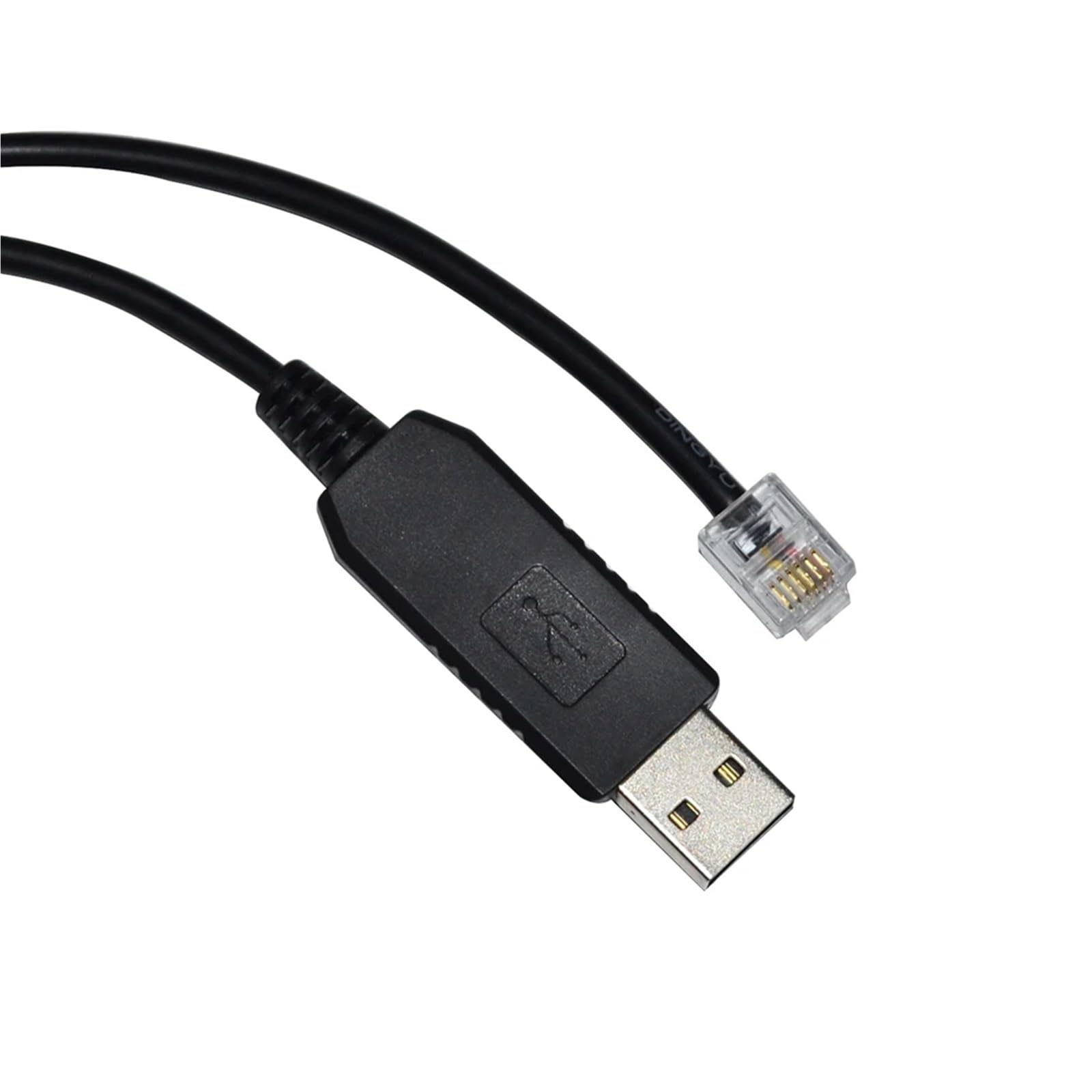 Cable Adaptador de Consola FT232RL RS485 RJ11 a USB 6P4C for Controlador de Motor de CA de la Serie VFD, comunicación con PC.(1.8m)