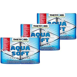 Thetford, 3 x Camping Toilet Paper, Aqua Soft
