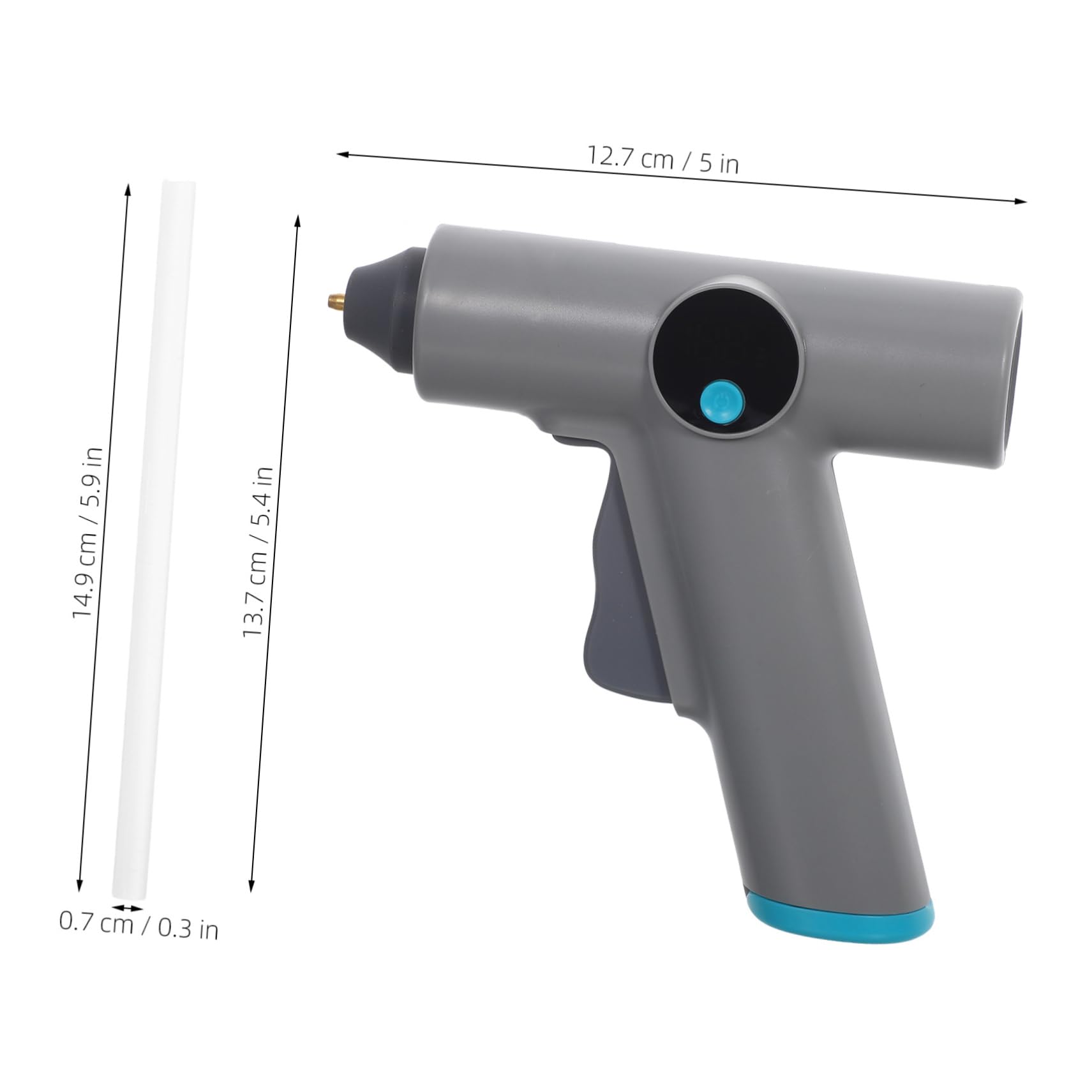 Gatuida Hot Glue Gun Recargable USB con Pantalla Digital de Pegamento Pequeña para Manualidades DIY Adhesivo de Rápida con Barras de Pegamento para Proyectos Escolares y Decoraciones