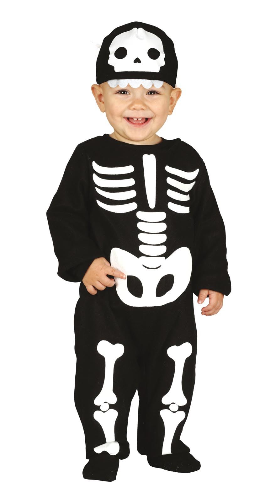 FIESTAS GUIRCA Disfraz Esqueleto Niño - Disfraz Esqueleto Halloween Niña