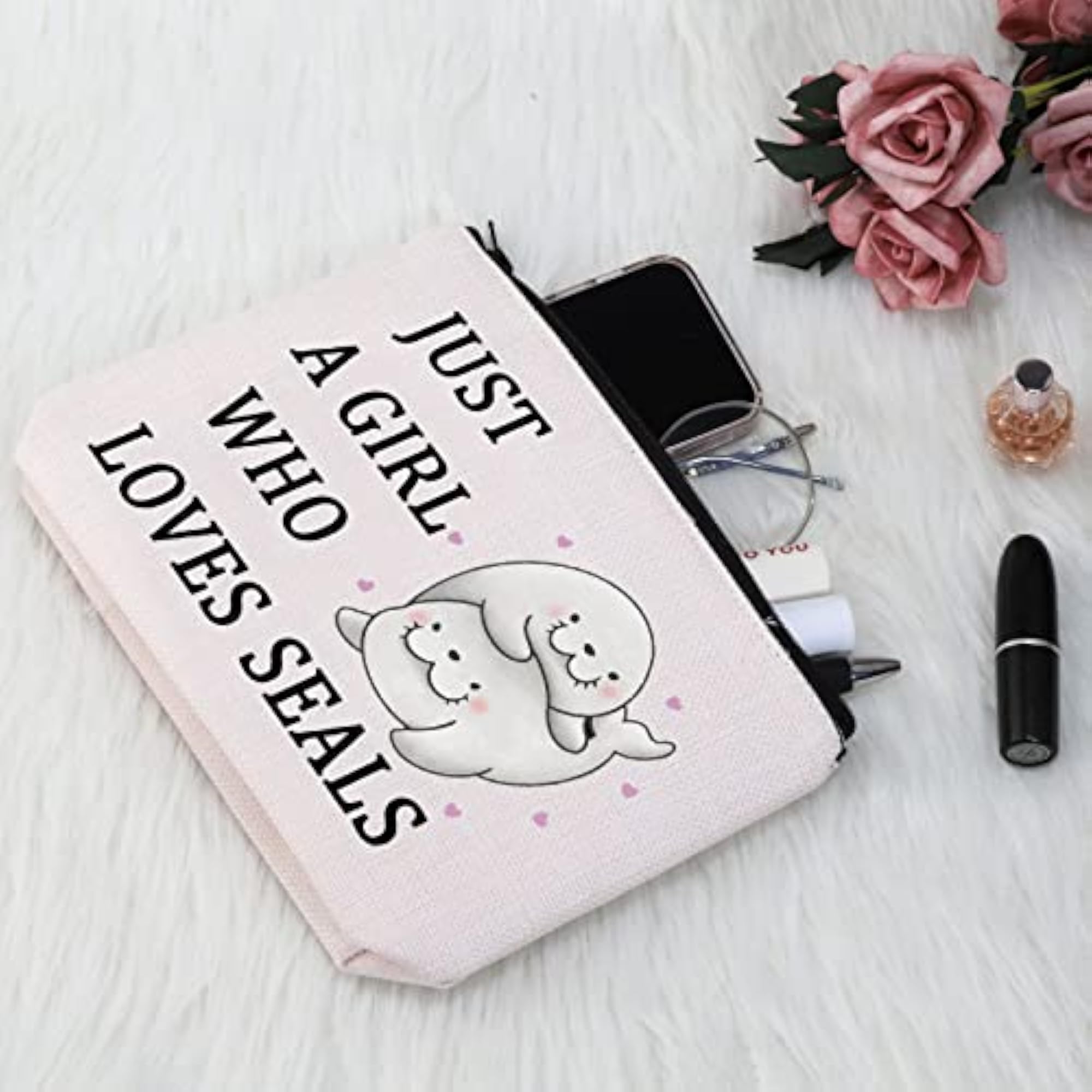Sea Lion Lover Gift Makeup Bag