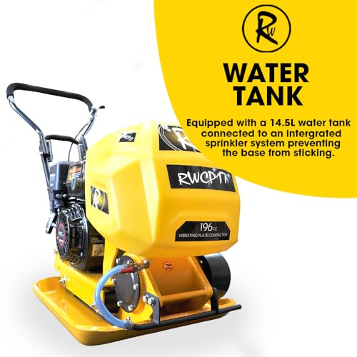 Wacker Plate Compactor Compaction RocwooD 17" 196cc Petrol Free Pad & Wheel Kit Landscaping Construction Machinery Heavy Duty Asphalt Earth Sand Gravel 4 Wacker Plate Compactor Compaction RocwooD 17" 196cc Petrol Free Pad & Wheel Kit Landscaping Construction Machinery Heavy Duty Asphalt Earth Sand Gravel - Image 4