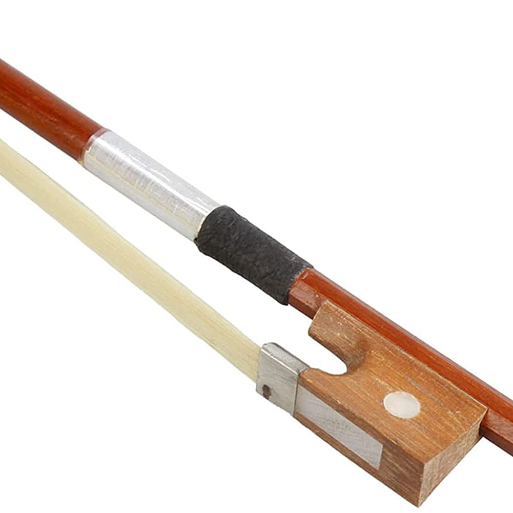 Elegante y profesional 1/2 arco de violín marrón para violines con accesorios de violín de alta calidad, prácticos y robustos