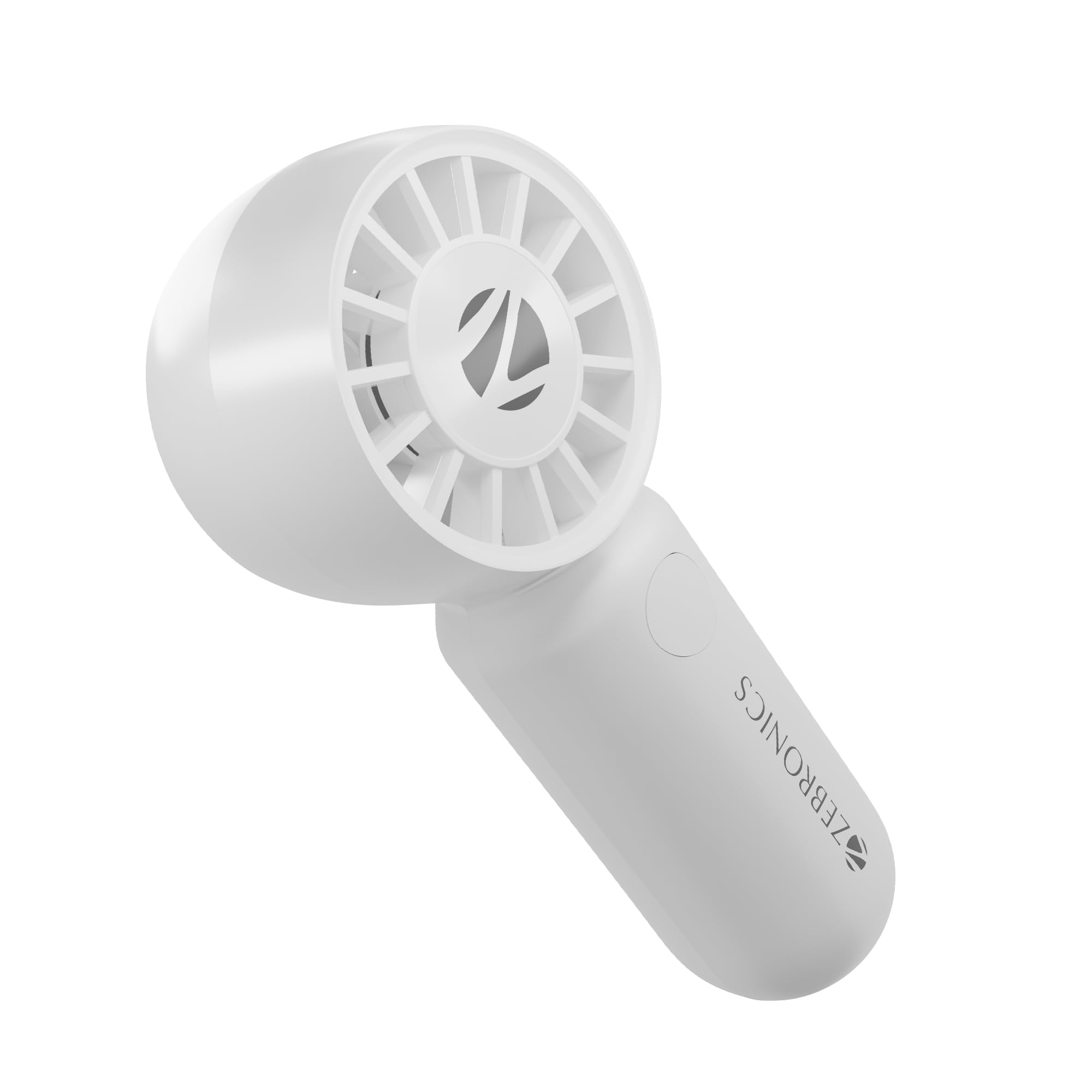 ZEBRONICS Heat Buster 100, Mini Portable Hand Fan, 10500 RPM, 3 Speed Modes with Brushless Motor, Upto 5.4m/s Airflow, Type C Charging, for Travel, Makeup, Office, Home (White) — Amazon image 10