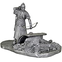 Amazon | 馬に乗ったヨーロッパの射手、1600年。金属の彫刻