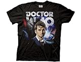 Ripple Junction Doctor Who Doctor Who Tennant Collage Adult T-Shirt 2XL Black