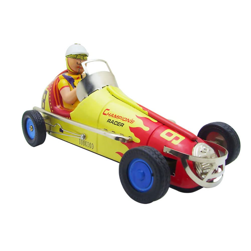 Wind Up Toy Latta Giocattolo MS648 Retro Racing Car No. 98 Racing Fee Personalizzato Creativo Oggetti di Scena Vintage da Collezione Bambini Regalo