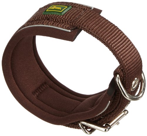 Hunter Hundehalsband Neopren Reflect, Größe 45, braun