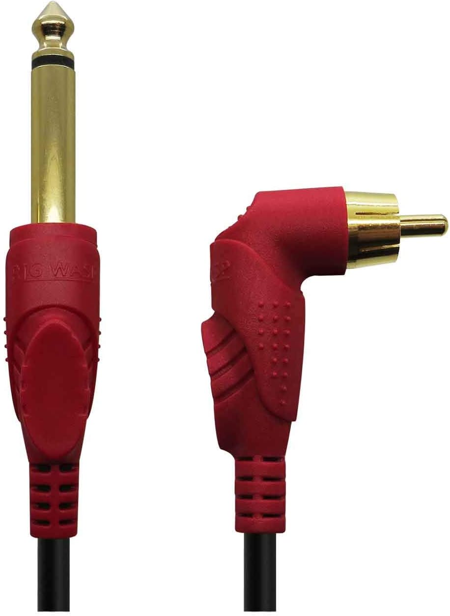 BIGWASP Premium Quality 79 Inches Silicone Soft Tattoo RCA Connector Cords for