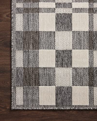 Loloi Ii Rainier Collection Rai-04 Ivory/Pebble, Indoor/Outdoor 2'-2" X 3'-9" Accent Rug #TOP4