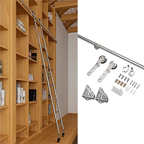 Kit de porte de grange coulissante rétractable avec rail fluide de 100 à 800 cm