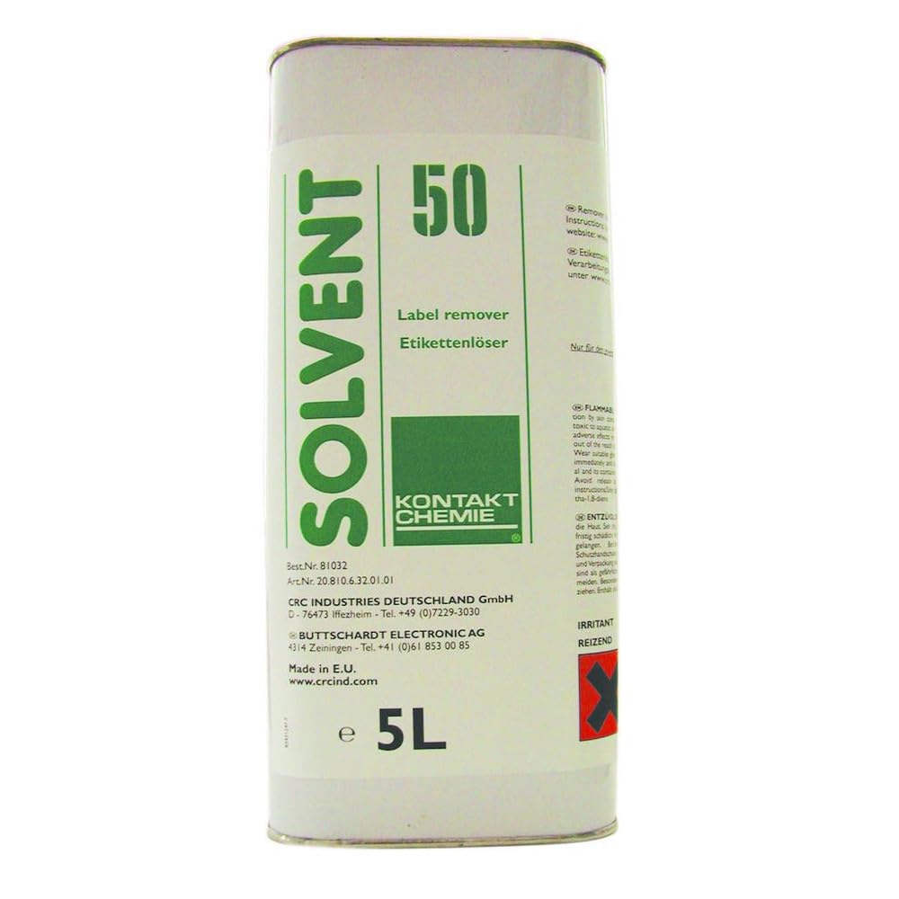 KONTAKT CHEMIE 81027 Solvent 50 Etikettenlöser, 1.000 ml