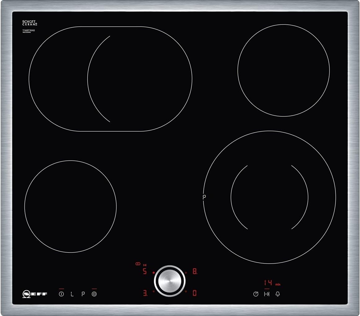 Neff Piano cottura elettrico T16BT76N0 N70/60cm/Twistpad/zona tostatura/vetroceramica/telaio in acciaio inossidabile Neff Piano cottura elettrico T16BT76N0 N70/60cm/Twistpad/zona tostatura/vetroceramica/telaio in acciaio inossidabile