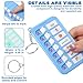 QFGasre Reminder Board for The Elderly 3pcs Portable Visual Schedule Keychain ADHD Tools Detachable Daily Task Planning Pad with List Cards Stickers Daily Routine Checklist