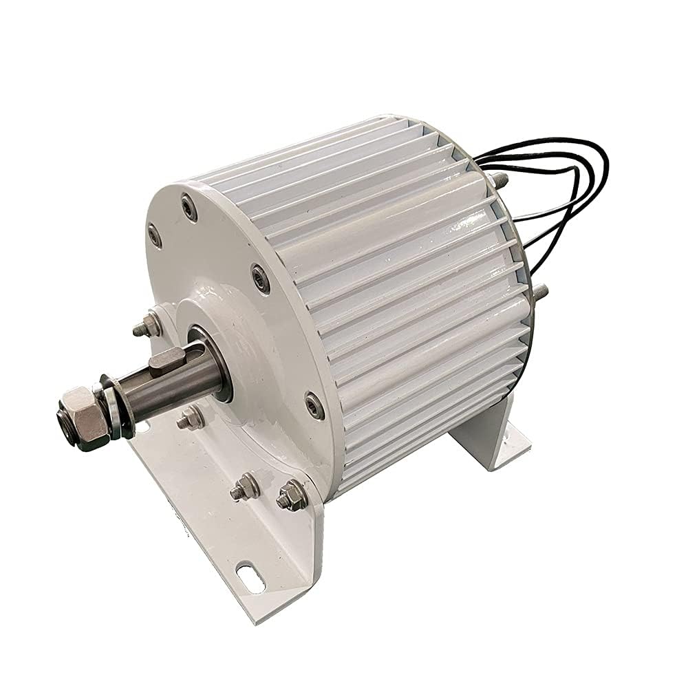 Generador magnético permanente de 3 kW sin transmisión, corriente alterna trifásica 48 V/96 V/120 V/220 V/380 V, 333 rpm, turbina de viento y agua, alternador hidroeléctrico con salida AC de 3 fases