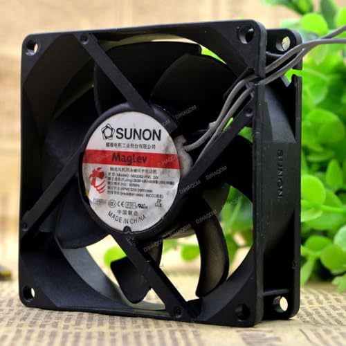 DJHAQDM Compatible para SUNON MA2082-HVL.GN 220V 4.6W 80x80x25mm 8cm 8025 2-Wire Ventilador refrigeración