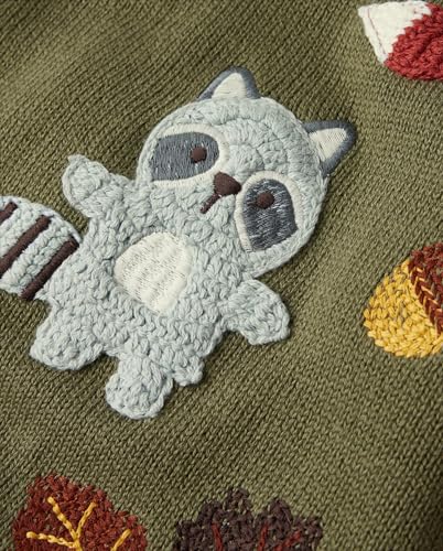 Image of Gymboree Boys' and Toddler Embroidered Pullover Sweater