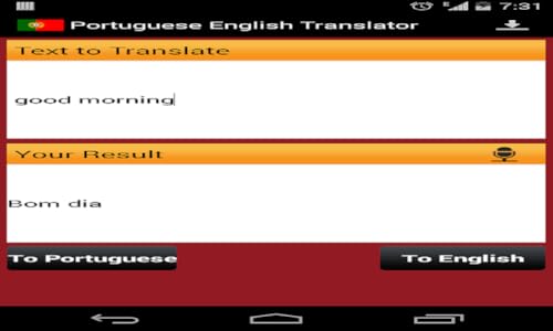 Português Inglês Tradutor