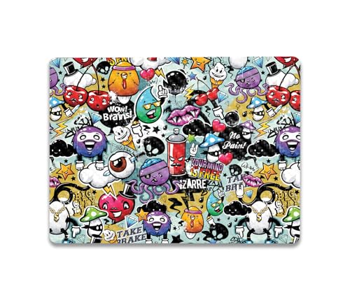 Image of MightySkins Carbon Fiber Skin Compatible with Microsoft Surface Laptop Go 3 (2023) Full Wrap Kit - Oddballs | Protective, Durable Textured Carbon Fiber Finish | Made in The USA