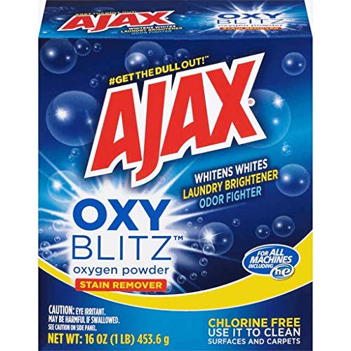 Ajax oxy blitz powder stain remover & multi purpose cleaner c…