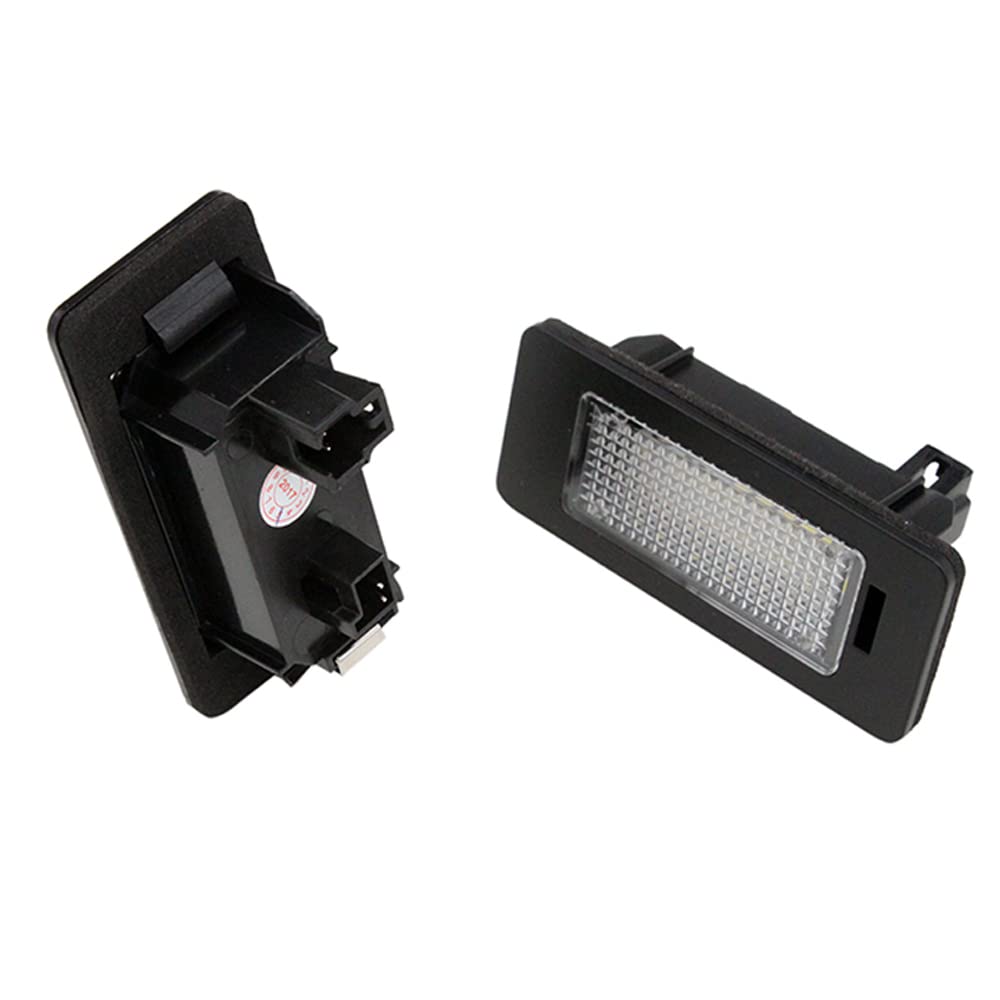 2 Luci LED Targa Bianco 6500K Per VW Golf VI VII, Passat B6 B7, Sharan | Canbus, Senza Errori