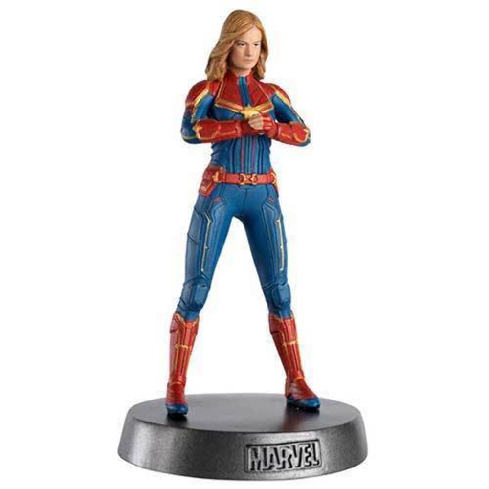 Hero Collector Multicolor Marvel Heavyweights Collection | Captain Marvel Heavyweight Metal Figurine 9 By Eaglemoss
