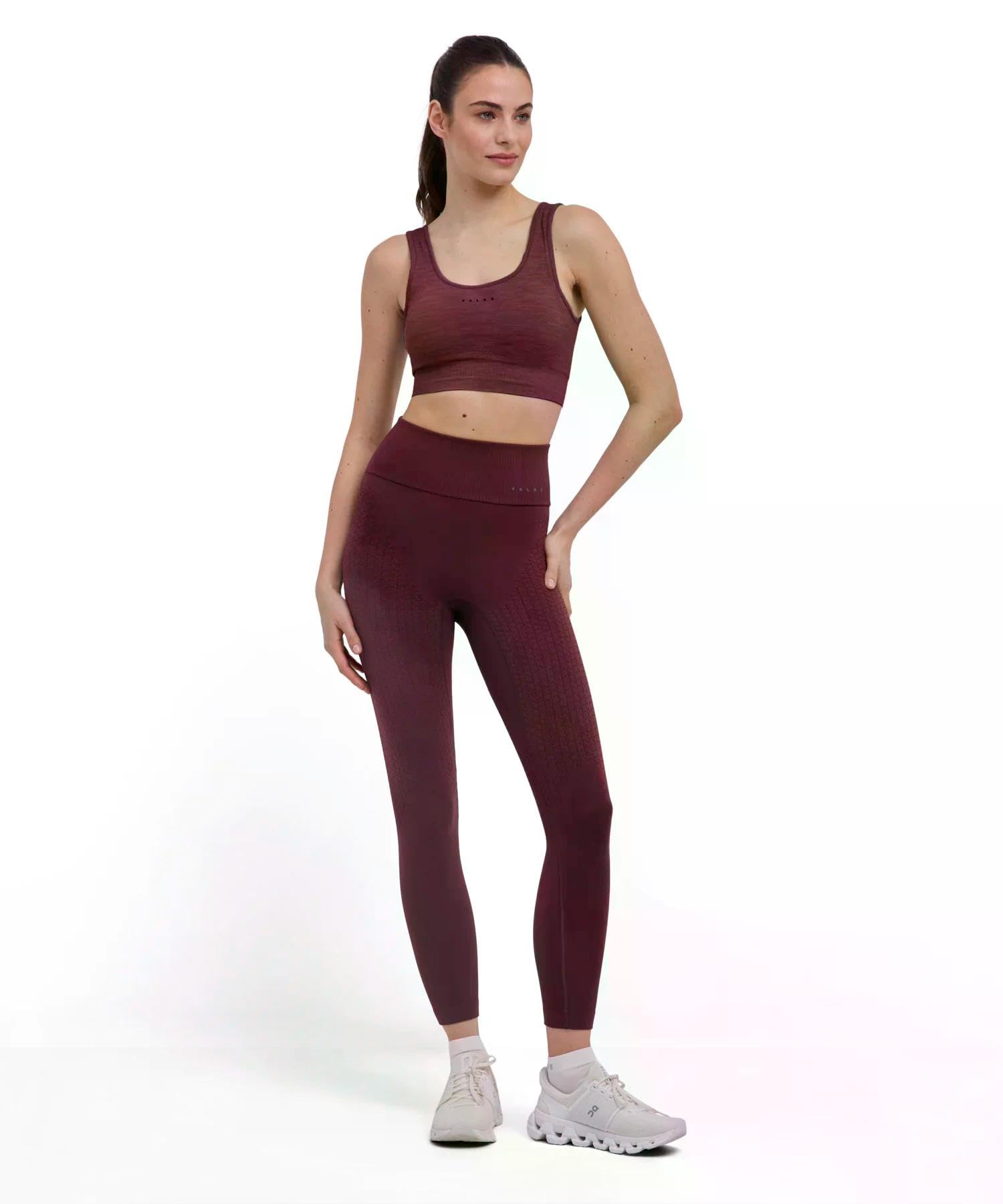 FALKE Damen Cellulite Tights Light 7/8 Sporthose Funktionshose 7/8 gegen Cellulite bessere Durchblutung für Intensive Workouts atmungsaktives schnelltrocknendes Funktionsmaterial 1 Stück