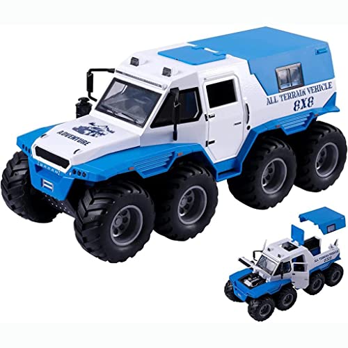 Image of 1:24 Russia Avtoros 8x8 ATV Armored Car Model Alloy Toy Car Boy Off-Road Toy car with Openable Doors & Light, Music Boys Gifts Toys for Kids【Colors as Per Stock