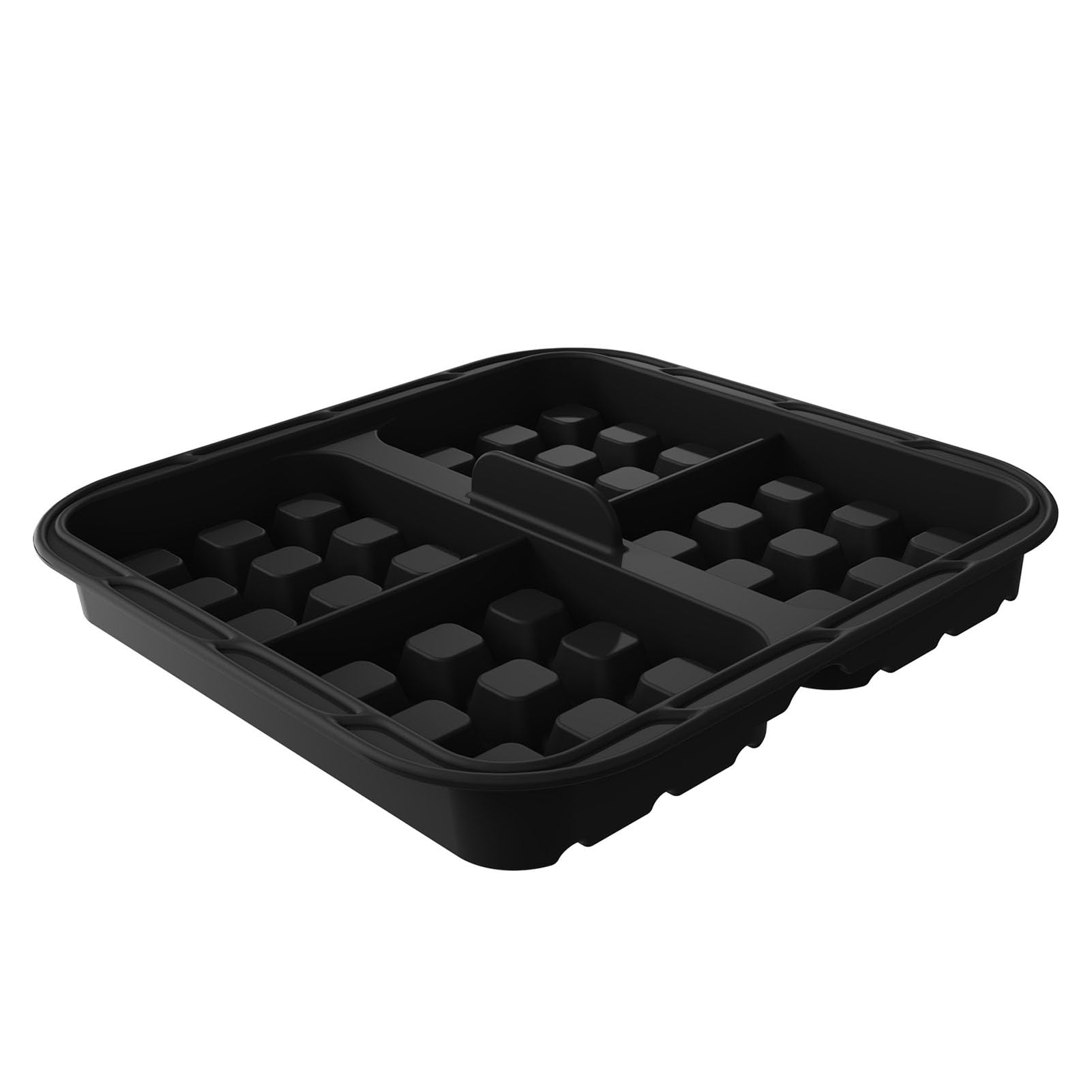 Ejoyous Stampo per Waffle in Silicone a 2 cavità Stampo da Forno Riutilizzabile Antiaderente Design Pieghevole 8,07 X 8,07 X 1,42 Pollici per Forno e Friggitrice Senza Olio Panettieri Domestici