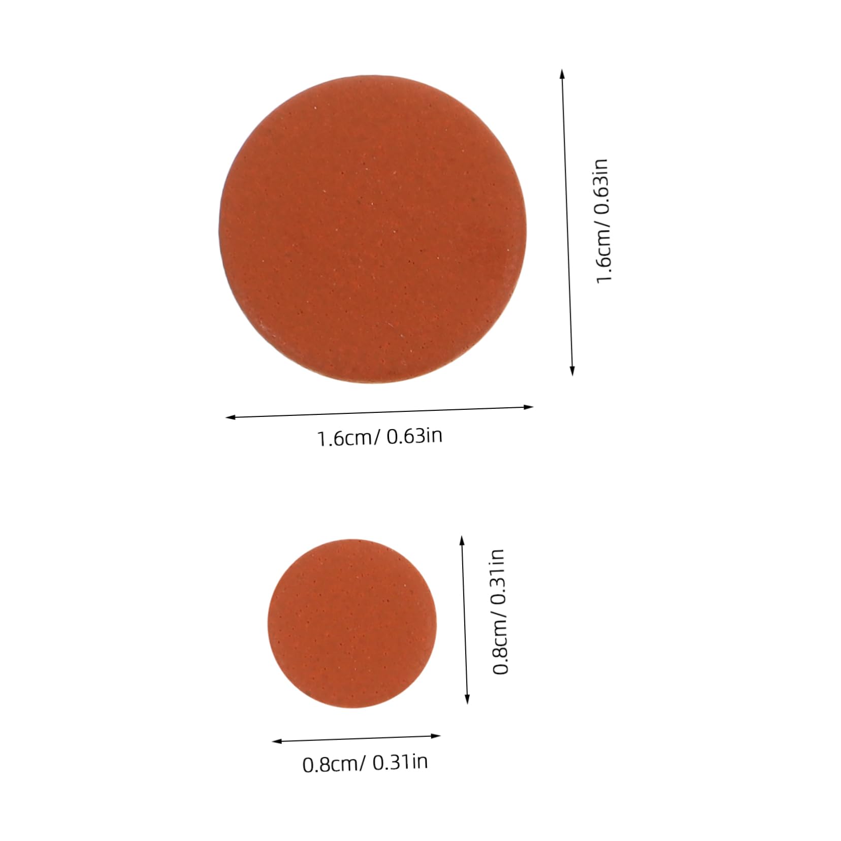 Abaodam Clarinet Replacement Pads 17pcs Kit Reusable Leather Clarinet Parts for Instrument Repair