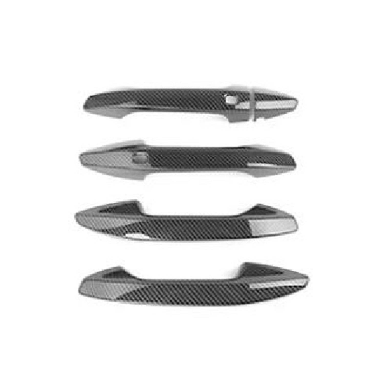 Jtwmty Style 3 Lhd/Rhd For Kia For Sportage Nq5 2022-2026 Car Exterior Door Handle Cover Carbon Fiber Bright Black Trim(Style 3)