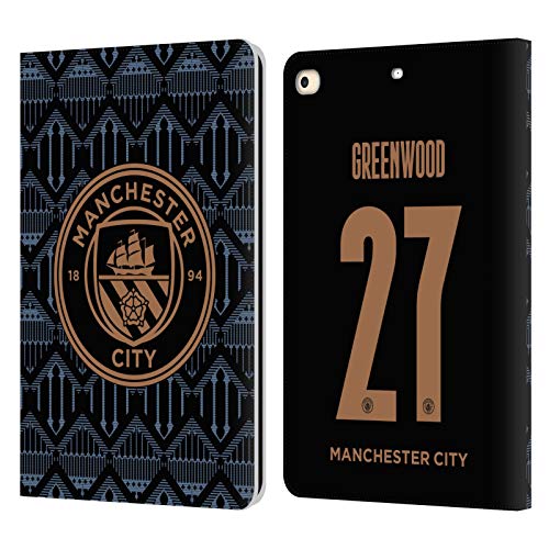Housse iPad 9.7 Man City FC à Utiliser au Quotidien Étui Cuir Away Kit Groupe 2