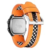 Casio W-215 W-216H W-217 W-218H W-219H W-S210 W-735H W-800H SGW-400H SGW-500H用 18mm クイックリリース腕時計バンドストラップ 通気性のあるメッシュデザイン