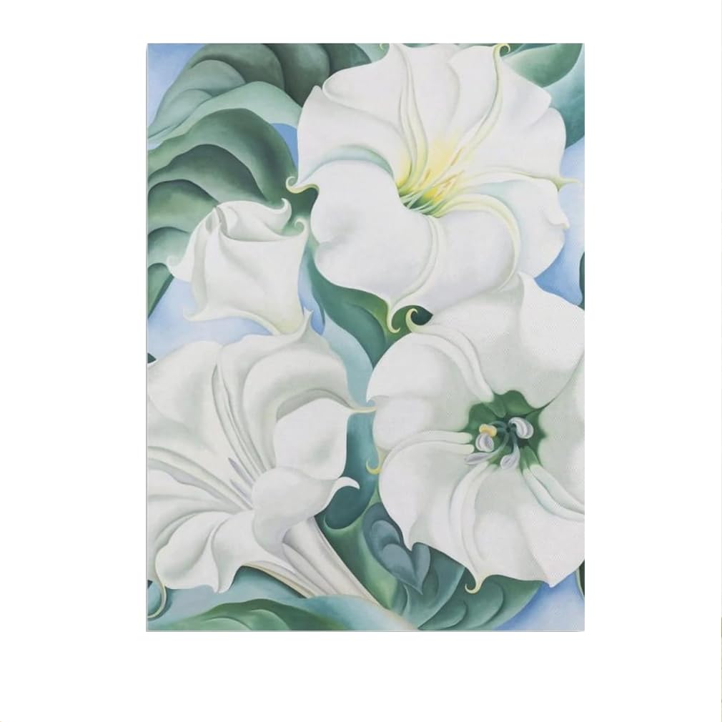 LHHJF LJHFA Flower By Georgia O'Keeffe Posters Abstract Wall Art Georgia O'Keeffe Prints Modern Canvas Painting For Home Decor Pictures 40x60cm No Frame