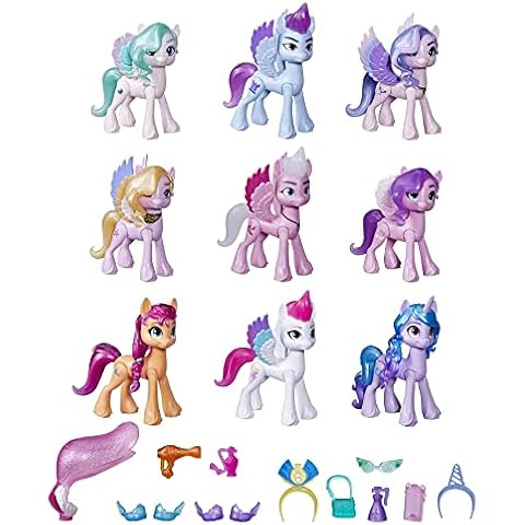 My Little Pony A New Generation Movie Royal Gala Collection Toy for Kids - 9 Pony Figures, 13 Accessories, Poster (Amazon Exclusive) Cover