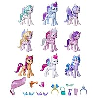 Hasbro My Little Pony - Royal Gala Collection Toy - 9 Pony Figures and 13 Accessories - Doll and Toys for Kids - Girls and Boys - F2031 - Ages 5+