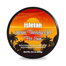 isletan intensive tanning gel pineapple, tanning gel for outdoor sun & tanning bed