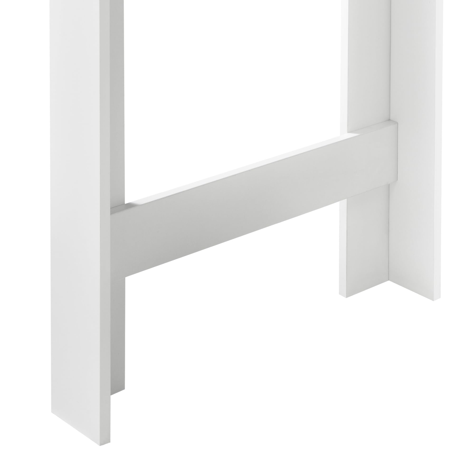 Stolik barowy z wbudowanymi półkami, 120 x 60 x 106 cm, stolik barowy z 3 półkami, lada kuchenna