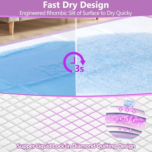 Image of Gimars XL 6-Layer Ultra Absorbent 1200ml 48-Hour Leak-Proof Dog Pee Pads, Quick Dry Extra Large Puppy Pads for Puppy Training, Senior & Incontinent Dogs, Cats, Overnight Use, 30 inchx36 inch, 50 Count