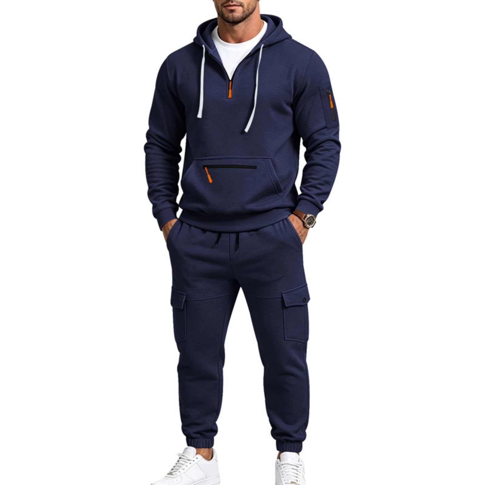 Jogginganzug Herren Joggen Men Sportanzug Fußball Sportset Training Clothes