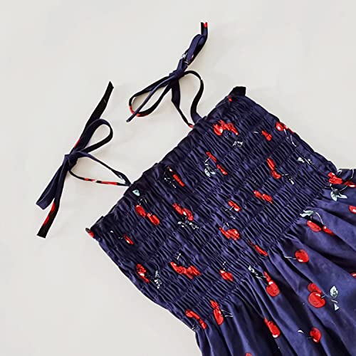 Girls Dresses, Toddler Dress, Little Toddler Girls' Flower Summer Strap Dresses,Backless Cute Floral Sundress for Kids2