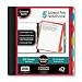 iScholar iQ 5-Subject Poly Cover Wirebound Notebook, College Ruled, 11 x 8.5 Inch Sheet Size, 200 Sheets, Cover Color May Vary (59906)