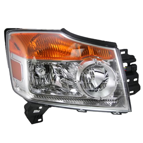 Image of TRQ Passenger Side Headlight Assembly Compatible with 2008-2015 Nissan Armada NI2503175