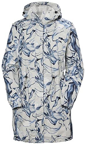 Helly Hansen Women's Escape Rain Coat, 853 Grey Fog Esra, X-Large