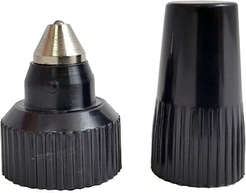 U-Mark Empty Refillable Bottle Markers with 4mm Metal Tip and Cap, 2 oz Squeezable Bottles, 12 Pack